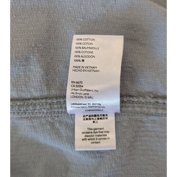 Urban Outfitters Rolla's Men At Work Fat Corduroy Shirt Blue Size Medium - Picture 8 of 8